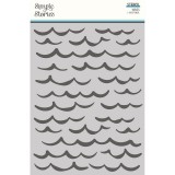 SV Vintage Seas Stencil - Waves SV Vintage Seas Stencil - Waves